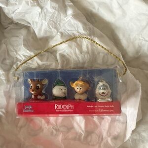 Rudolph and Friends Christmas Ornaments. Bundle.